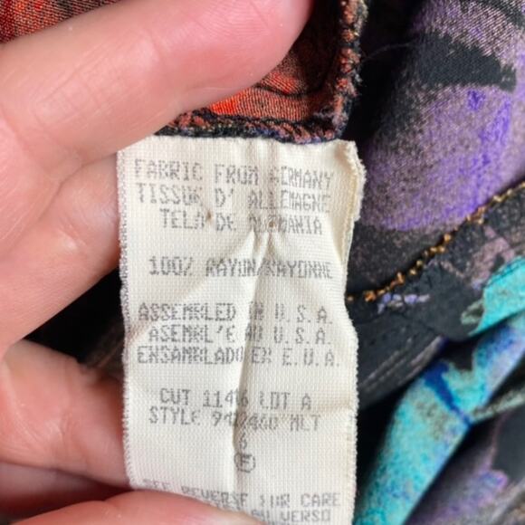 Carole Little Vintage Drop Waist Button Down Dress - Picture 7 of 9